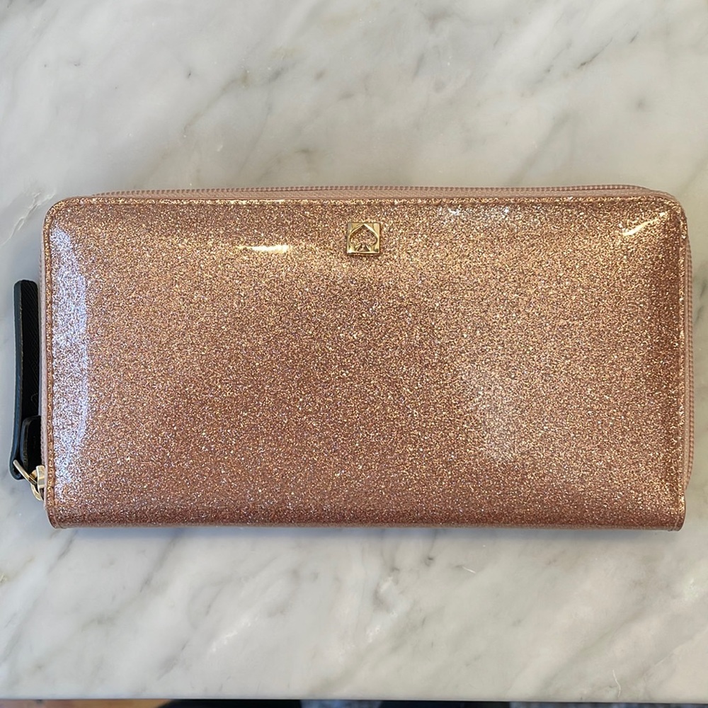 Kate Spade Shimmer Wallet - Pink